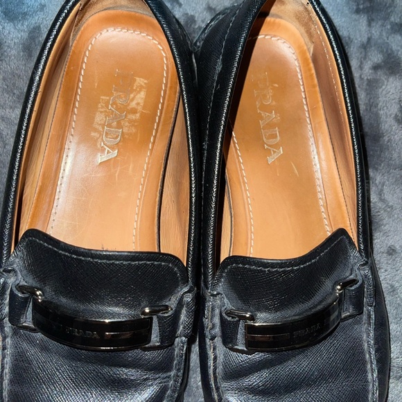 Mens Prada loafers authentic size 8-9 - Picture 2 of 5
